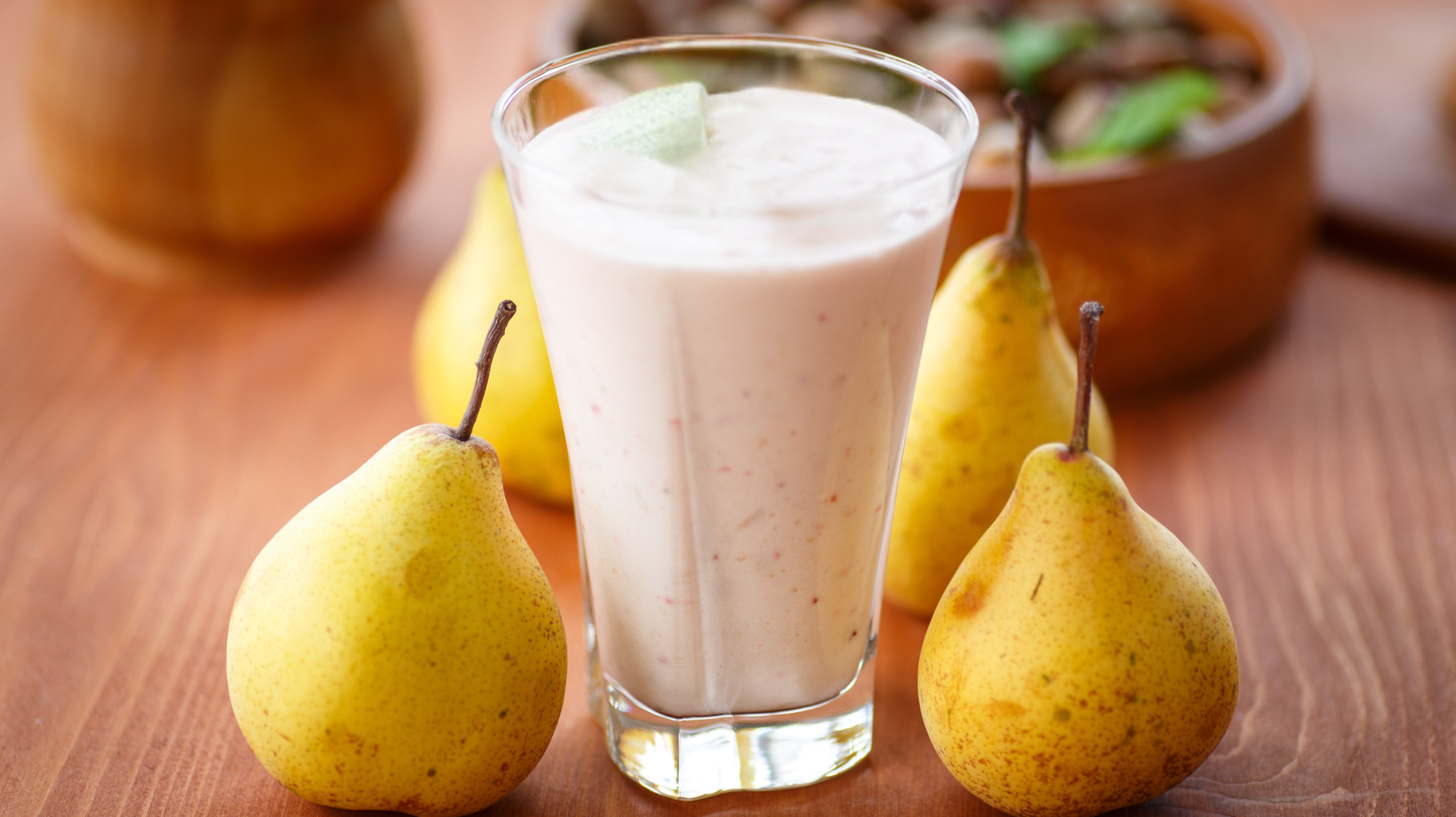 🍐 Birnen-Quark-Shake mit NOM Protein – Sättigung & Stoffwechsel in Balance