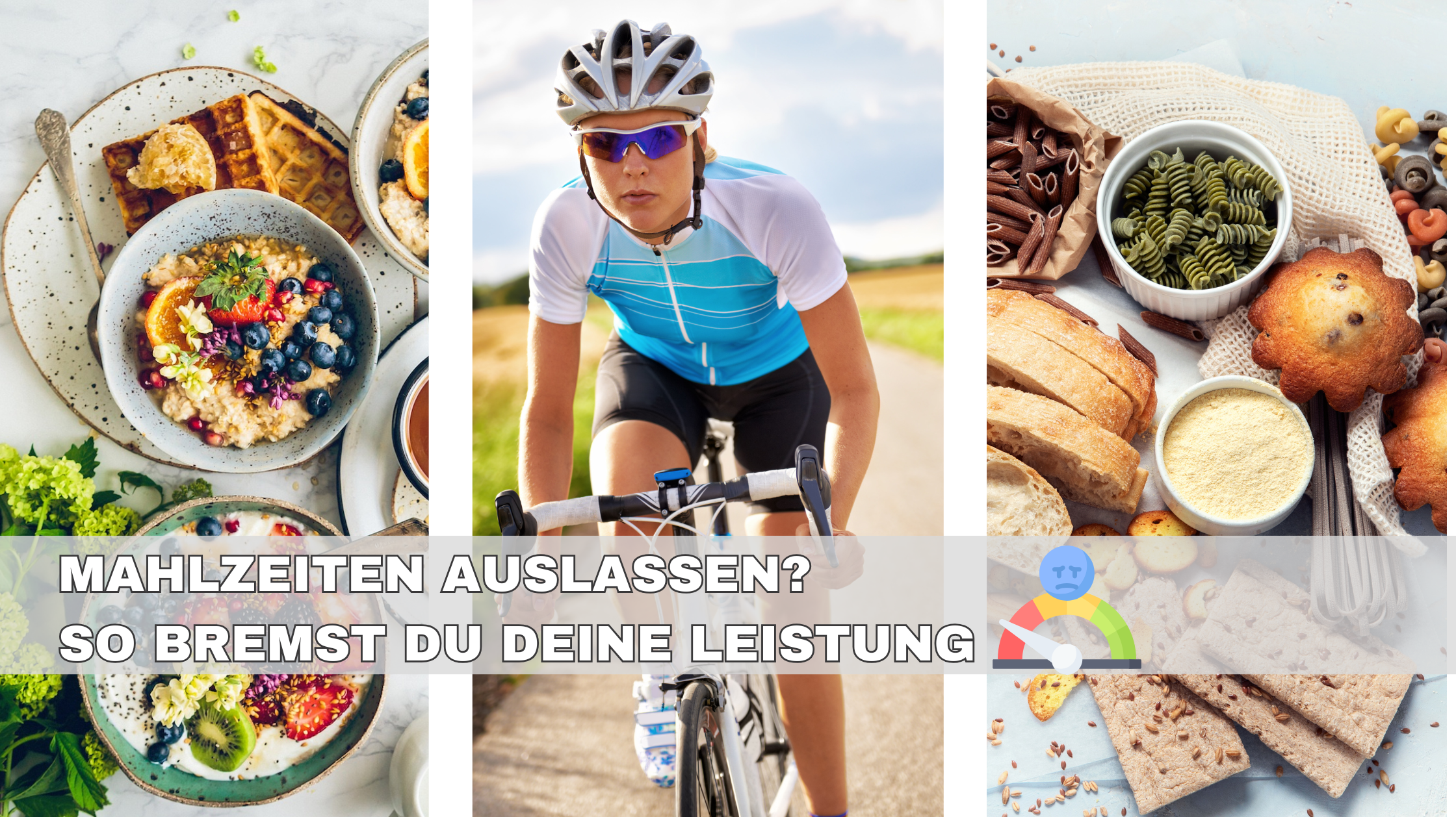 Mahlzeiten auslassen? So bremst du deine Leistung – Frühstück & Mittag sind Pflicht für Rennradfahrer, Läufer, Triathleten & Mountainbiker 🍽️⚡