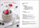 "Rezept für NOM Chia Pudding aus dem E-Book 'Richtige Ernährung im Ausdauersport', inklusive Zutaten, Zubereitung und Serviervorschlägen."