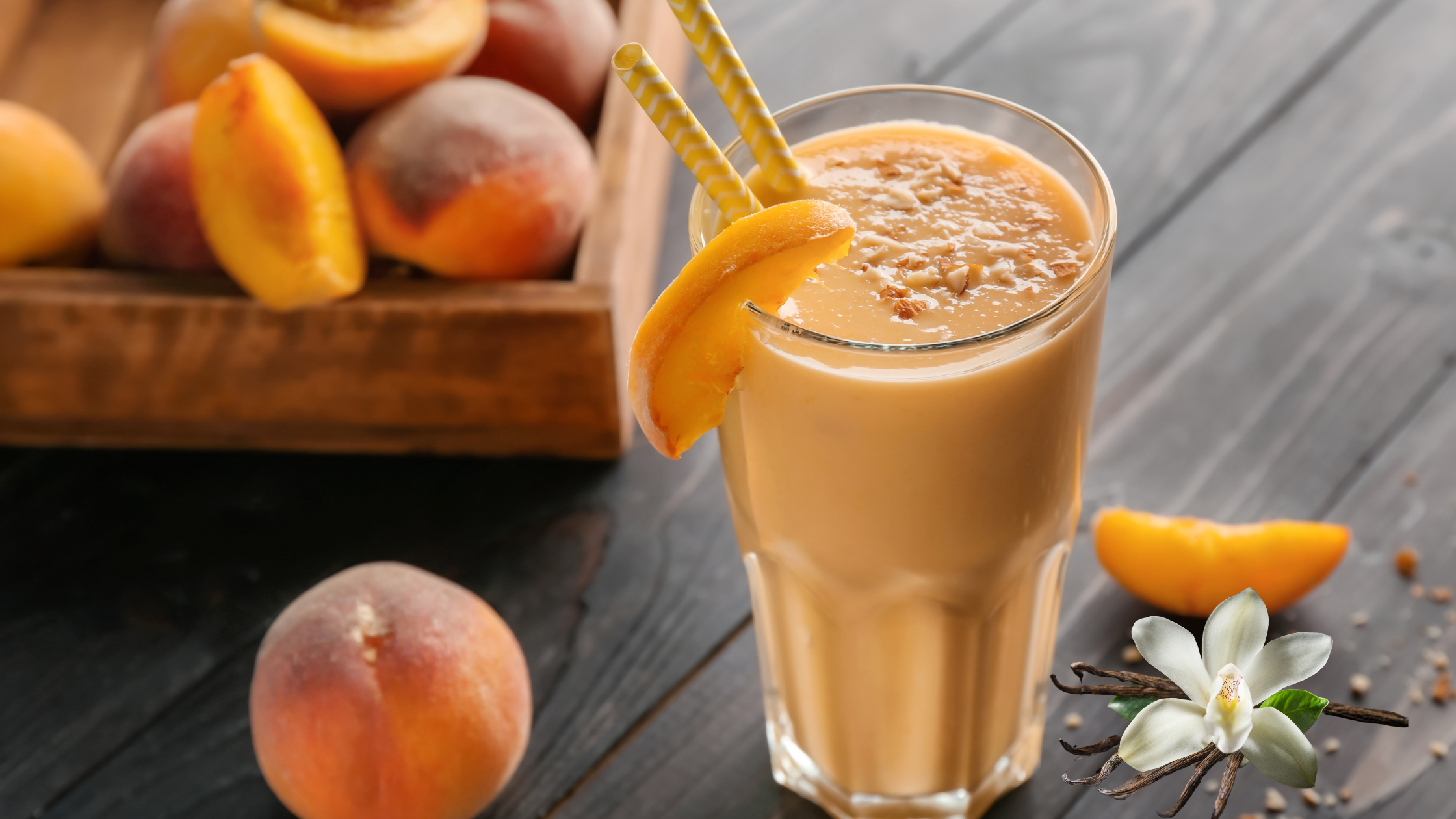 🍑 Pfirsich-Vanille-Eiweißshake – fruchtige Power für Rennrad, Trail  Laufrunde