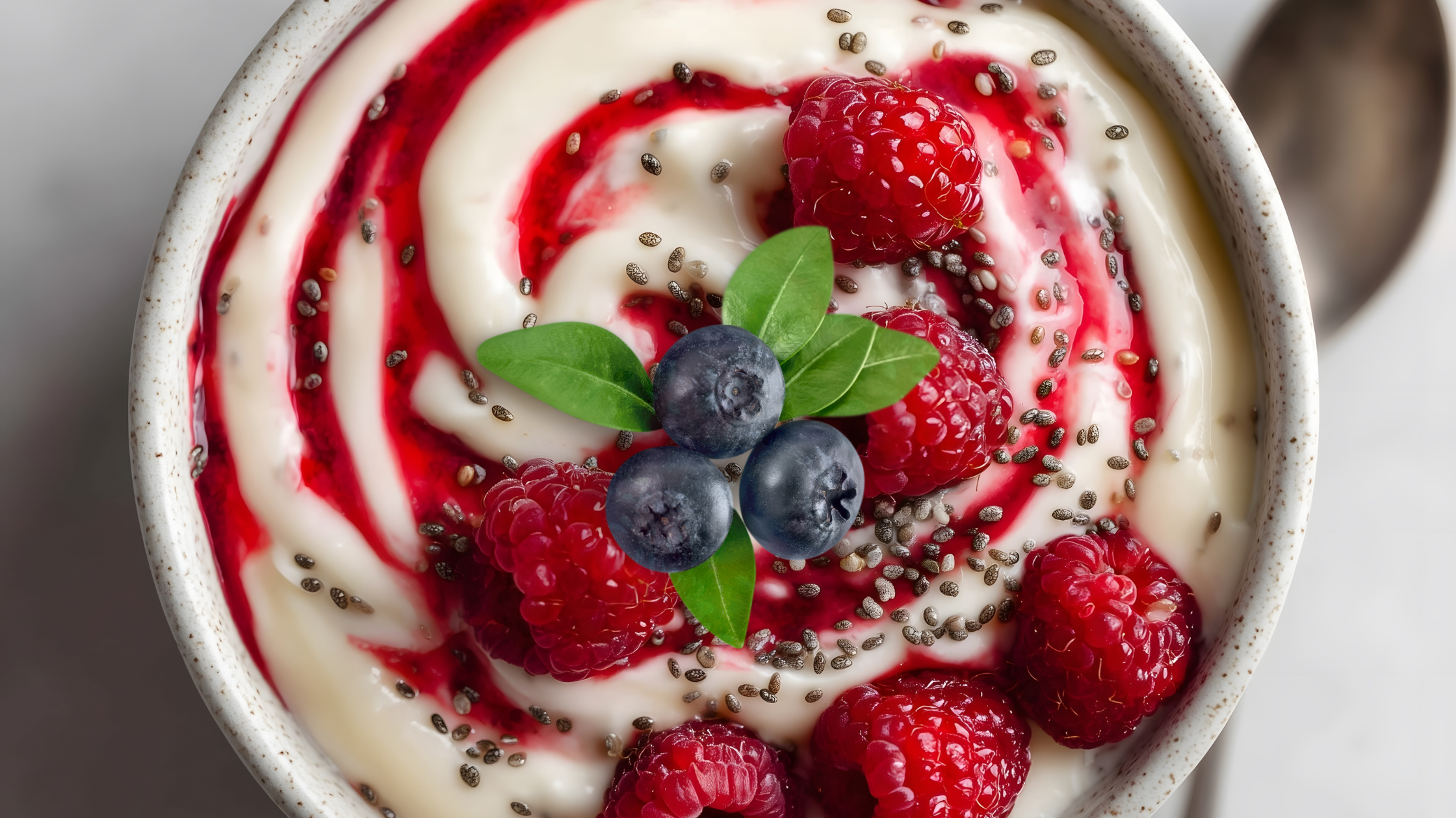 🍓 Himbeerjoghurt mit Blaubeeren – dein fruchtig-leichter Protein-Snack für unterwegs